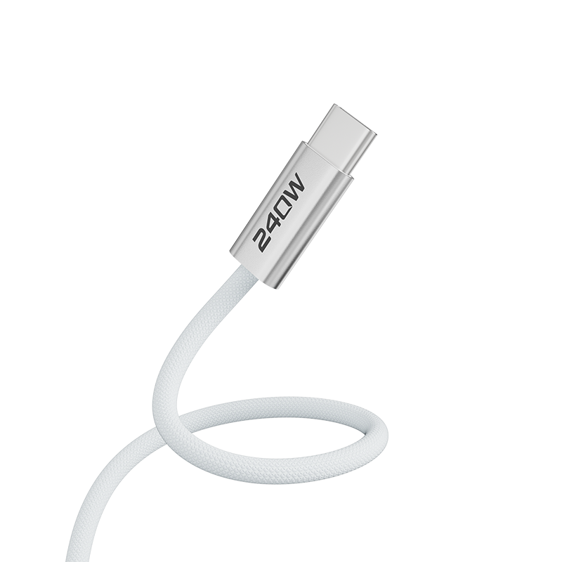 CC240  240W雙Type-C快充編織數(shù)據(jù)線_數(shù)據(jù)線_深圳市喬威電源有限公司