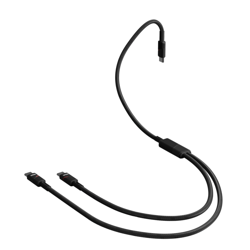 CC100 一拖二快充線_數(shù)據(jù)線_深圳市喬威電源有限公司