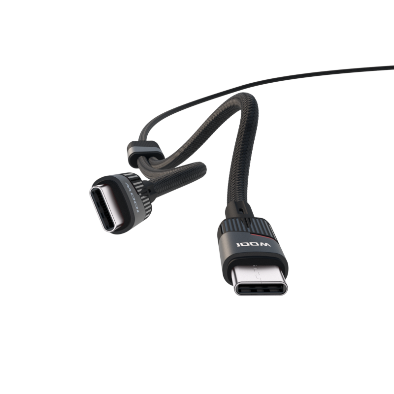 CC100 一拖二快充線_數(shù)據(jù)線_深圳市喬威電源有限公司