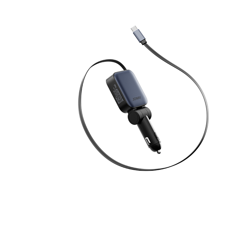 JC198 伸縮線車載充電器_充電器_深圳市喬威電源有限公司
